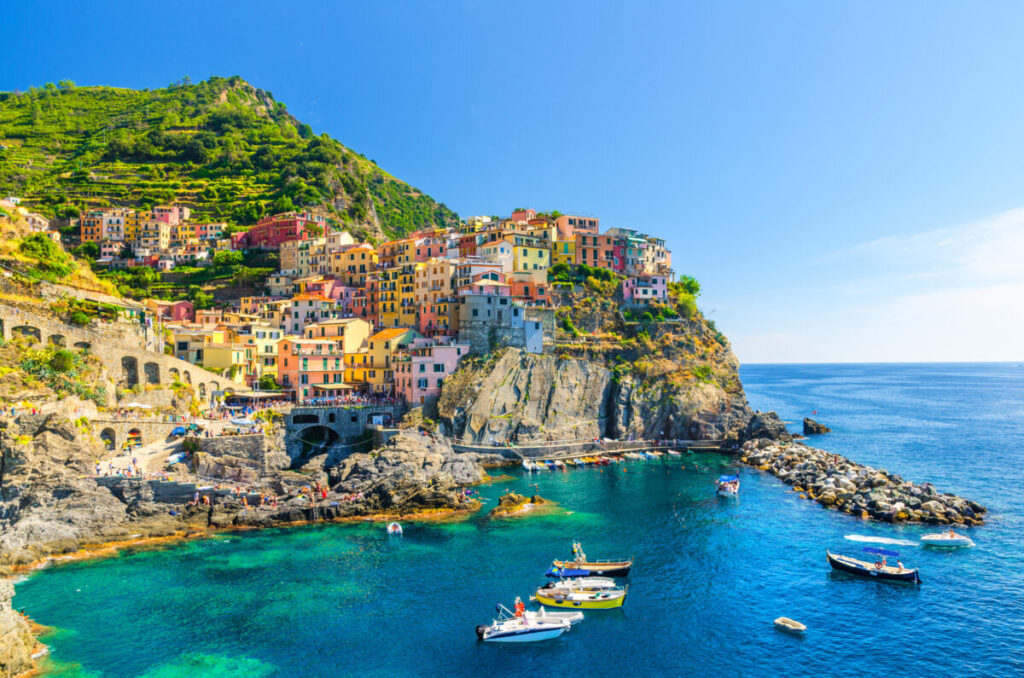 Manarola village, Italy.