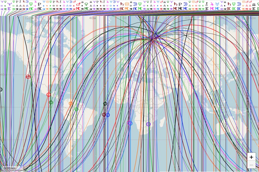 Astrocartography for Travel