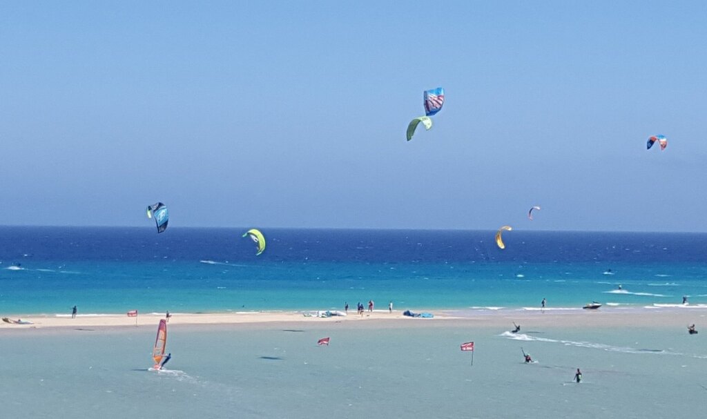 White sand beach at Formentera, Spain 