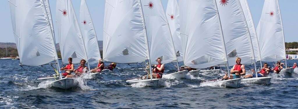 Sailing at Minorca seas