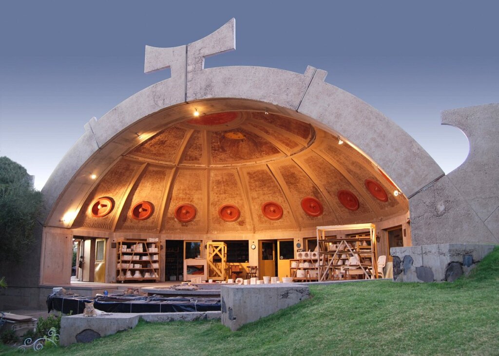 Dome in Arcosanti, Arizona