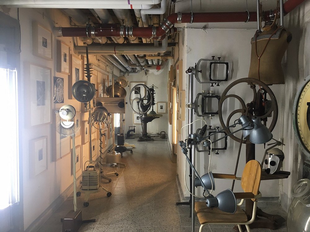 Interior view of Designpanoptikum in Berlin, showcasing unique exhibits and eclectic design elements
