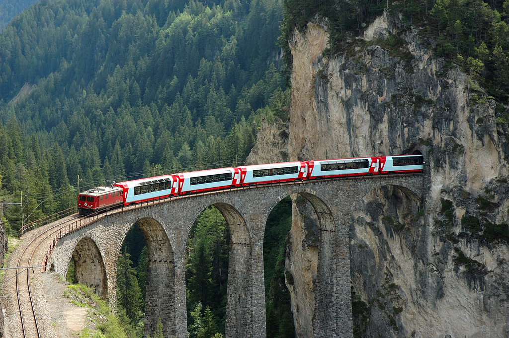 Glacier Express Train Ride