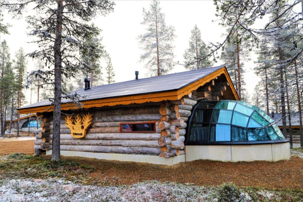 Igloo accommodation at Kakslauttanen Arctic Resort 