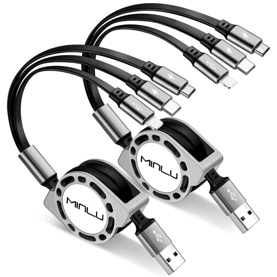 Compact retractable Baseus USB-C to USB-C cable, designed for convenient charging and data transfer anywhere.