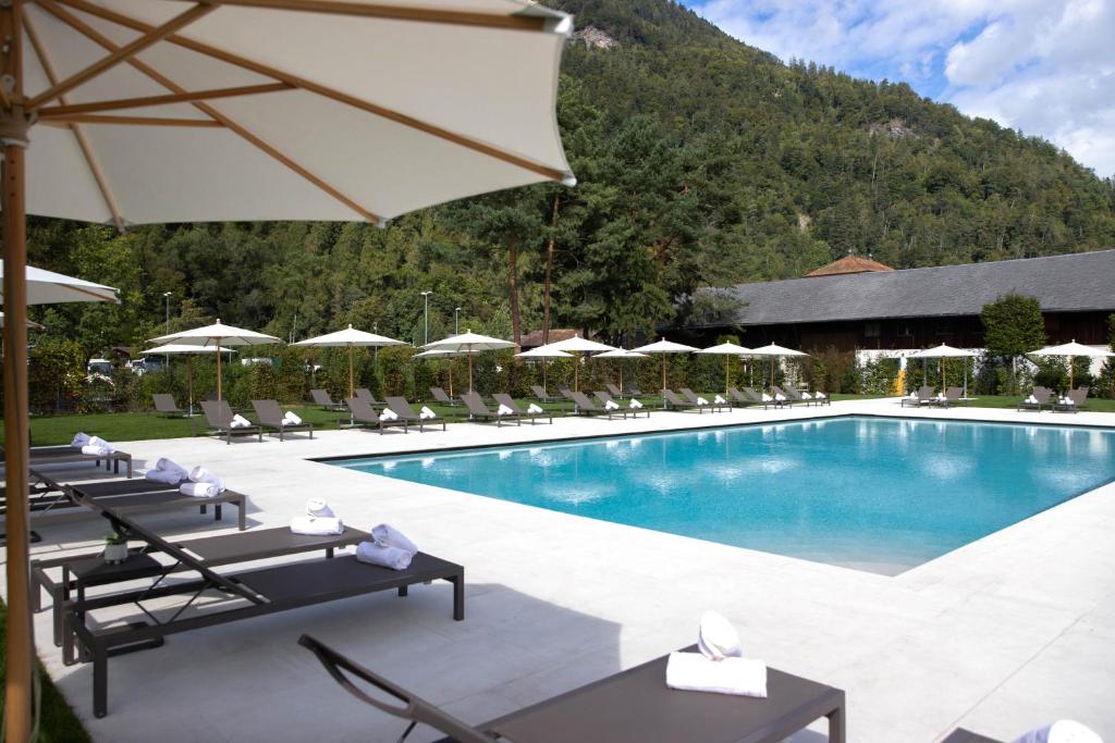 Interior pool at Victoria Jungfrau Grand Hotel & Spa